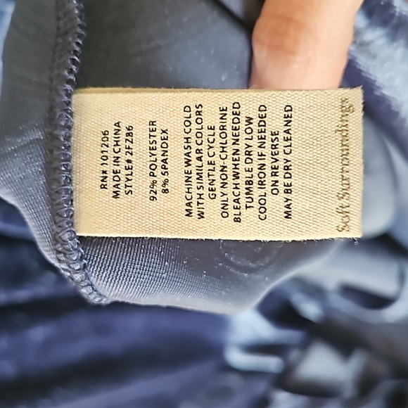 New Soft Surroundings Santiago Embossed Velvet Medieval Blue Dress XL - Picture 8 of 8